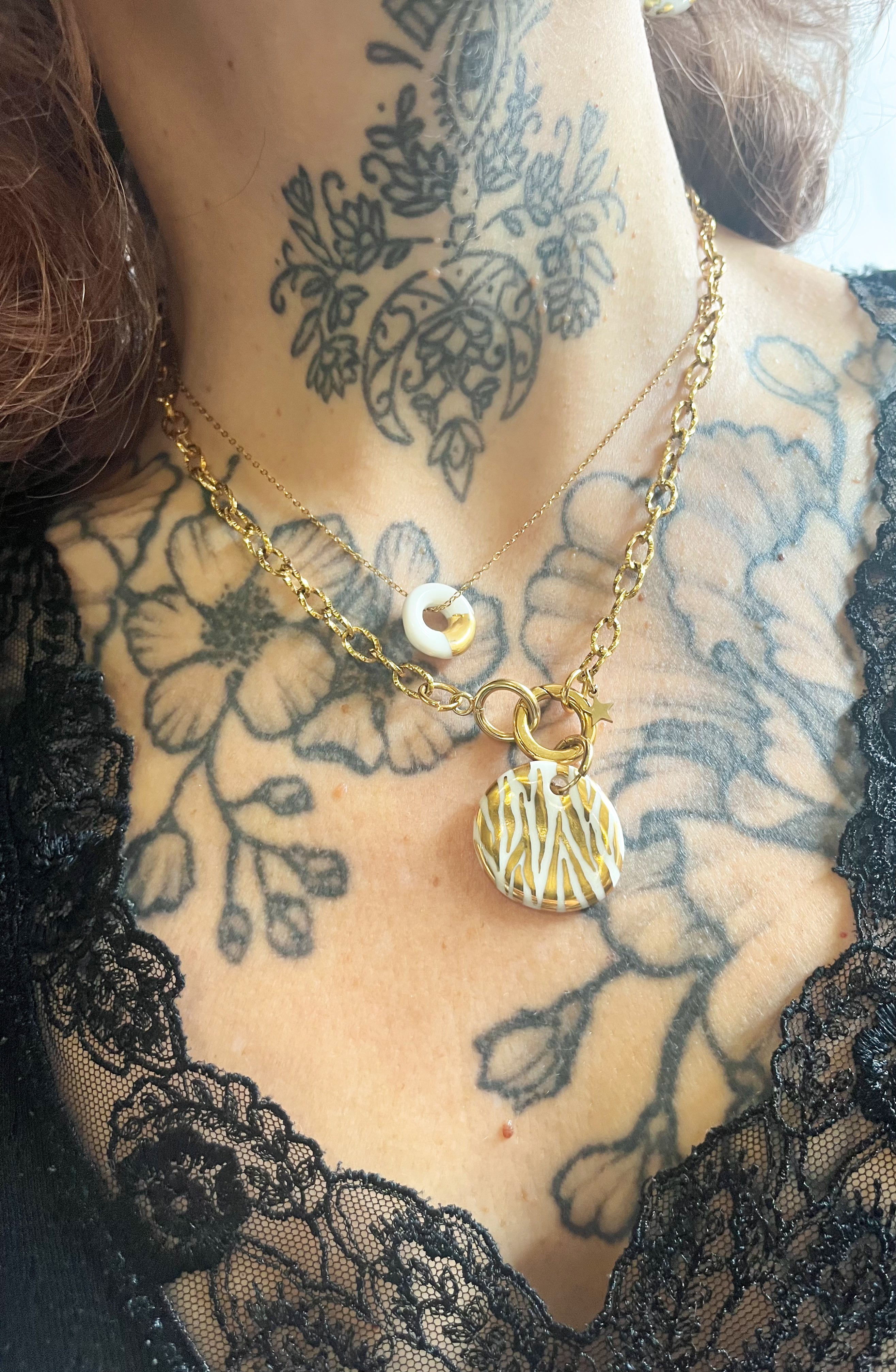 Petit collier délicat pour mariage 