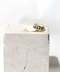 bague en porcelaine faite à la main avec inscription BALEK taille 54 FR 