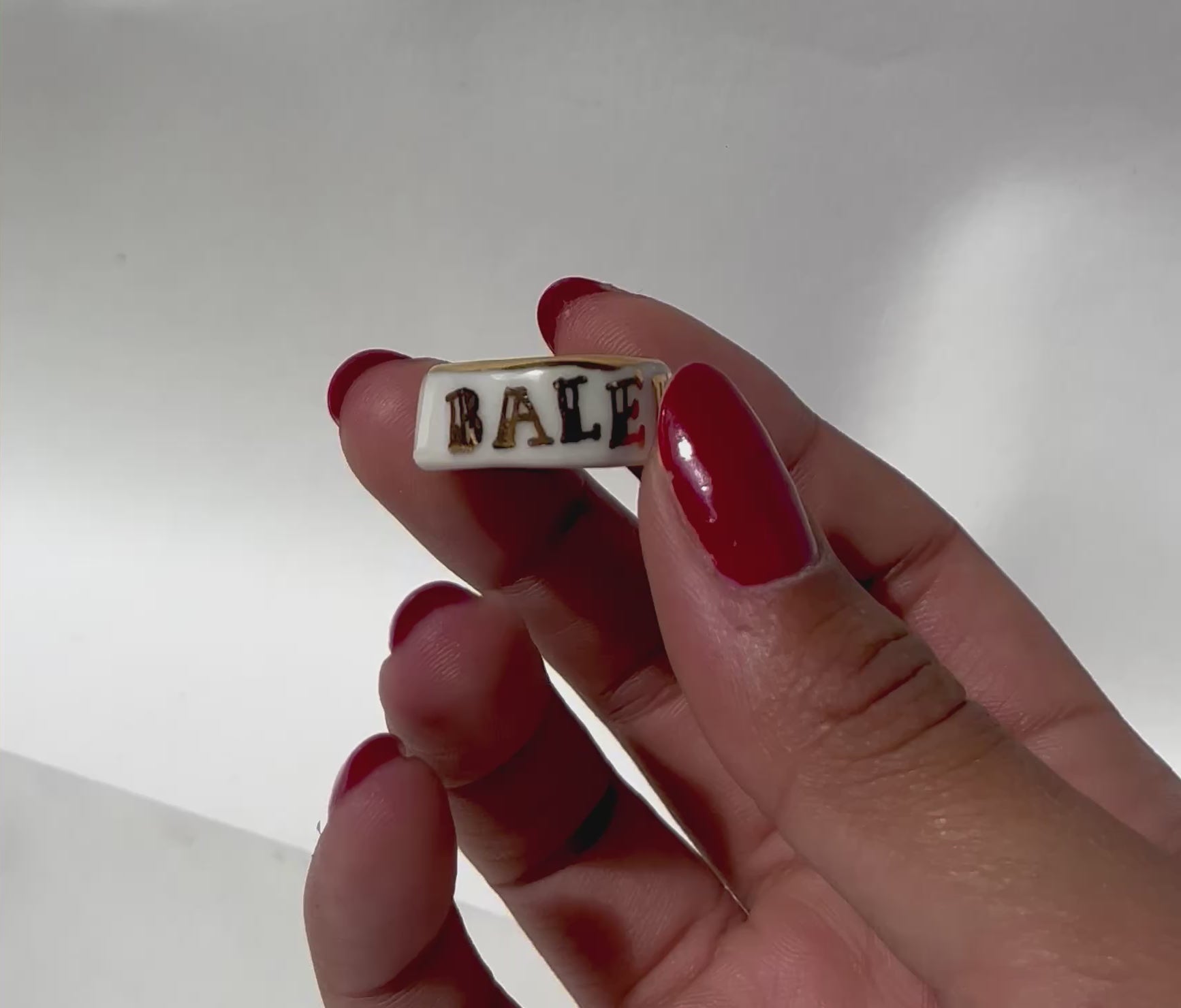 Bague en céramique balek